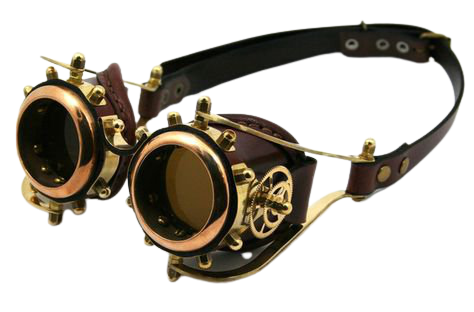 Brown Steampunk Goggles