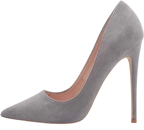 Grey Stiletto Heels