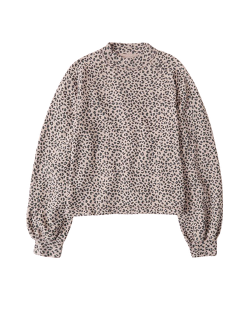 Women's Mini Mockneck Sweatshirt | Women's Matching Sets | Abercrombie.com
