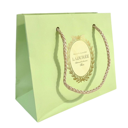 LADUREE ❤︎ Macaron Green Paper Gift Bag | eBay