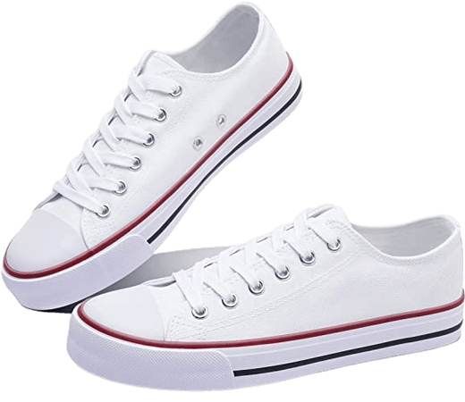 Amazon.com | Obtaom Women’s Canvas Shoes Low Top Fashion Sneakers Slip on Walking Shoe | Fashion Sneakers