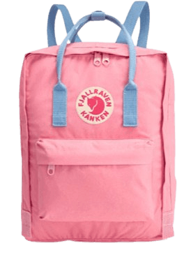 Pink And Blue Kanken backpack