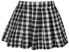 *clipped by @luci-her* Plaid Pleated Tartan Mini Skirts