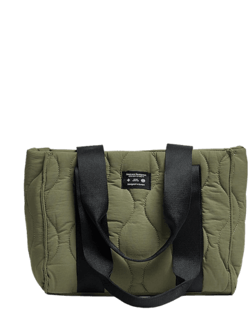 Quilted tote bag - pull&bear