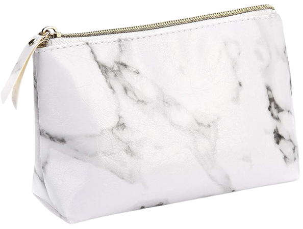 Amazon.com : Marble Makeup Bags, LKE Cosmetic Display Cases Waterproof Marble Travel Cases Portable Makeup Bags Makeup Organizers(8.66x6.3x2.36Inches) (Marble Makeup Bags) : Beauty