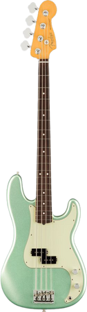 Fender American Professional II Precision Bass, Mystic Surf Green, Electric guitar bass png