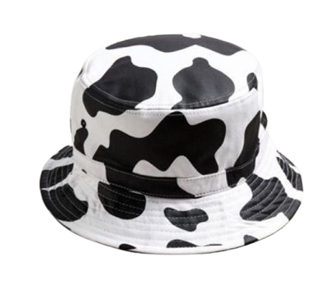 cow print bucket hat