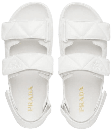 Prada logo-strap Chunky Sandals - Farfetch