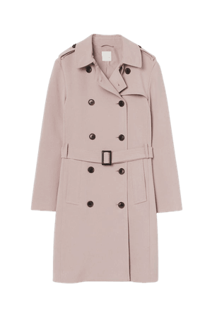 Trenchcoat - Light beige - Ladies | H&M US