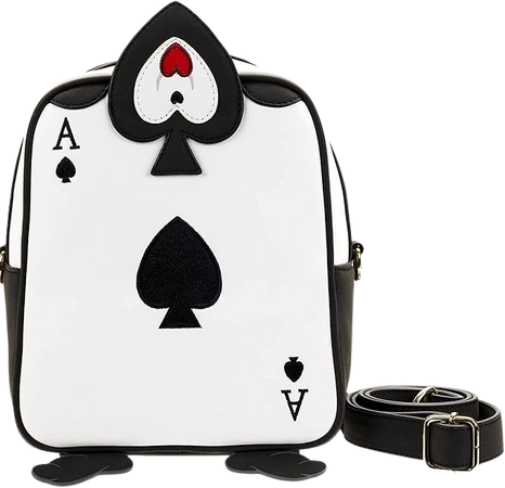 Amazon.com: Loungefly Disney Alice in Wonderland Ace of Hearts Crossbody Bag Alice In Wonderland One Size : Clothing, Shoes & Jewelry