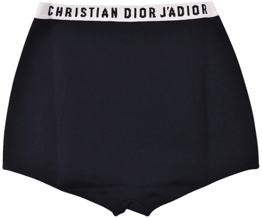 Dior Women's Black Cotton J'Adior Logo Band Underwear For Sale at 1stdibs