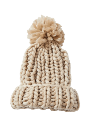 Lana Chunky Knit Pompom Beanie | Urban Outfitters