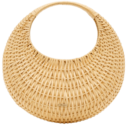 Taja Woven Rattan Top Handle Bag By Cult Gaia | Moda Operandi