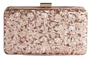 sequin rose gold clutch - Google Search