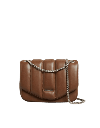 Quilted handbag with vertical chain - Accessories - Woman | Bershka
