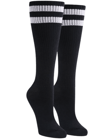 Striped Knee Socks