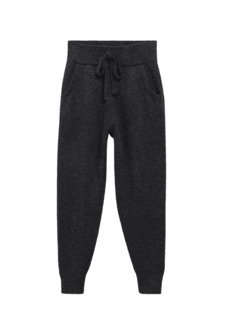 Knit jogger-style trousers - Women | Mango USA