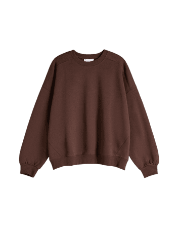 Oversized sweatshirt - Woman | Bershka