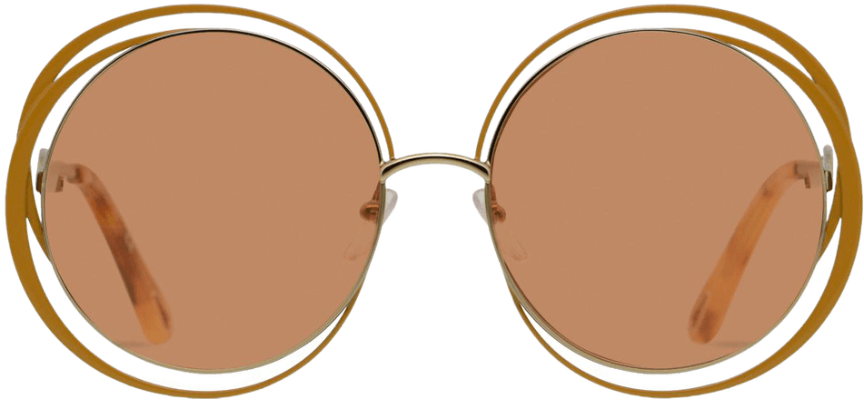 Chloe CE155S Gold/Orange Prescription Sunglasses