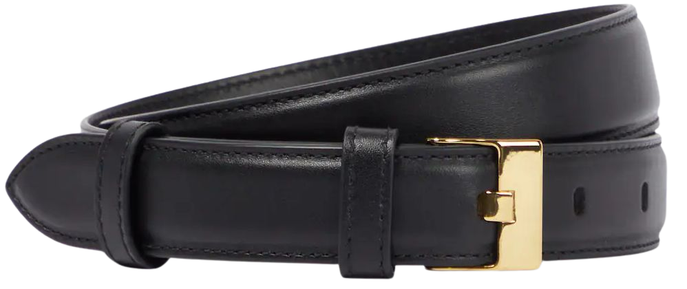 Leather Belt in Black - Bottega Veneta | Mytheresa