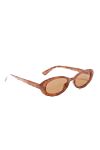 Clover Slim Oval Sunglasses | Urban Outfitters