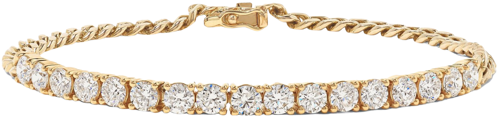 Gold 18-karat gold diamond bracelet | Anita Ko | NET-A-PORTER