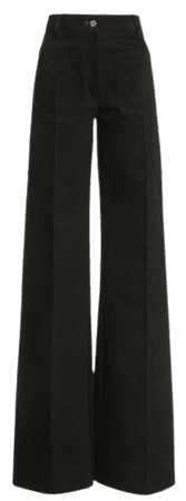 Alina Rigid High-Rise Wide-Leg Jeans By Victoria Beckham | Moda Operandi