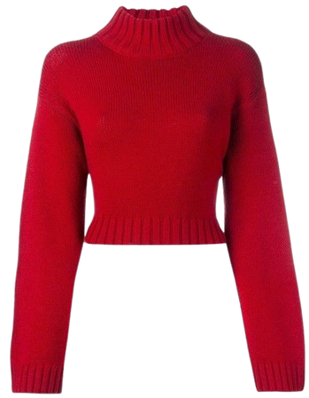 red sweater