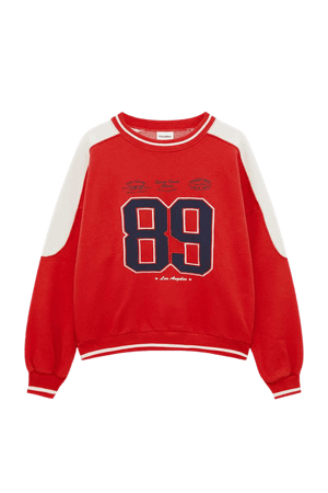 Number 89 college sweatshirt - pull&bear