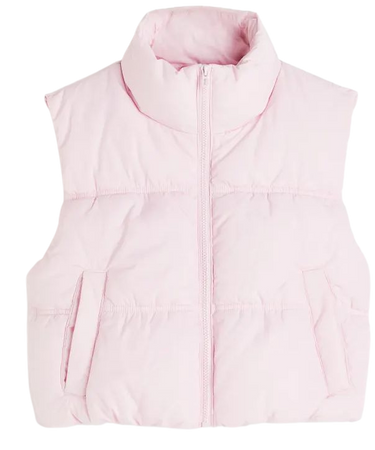 Puffer Vest - Light pink - Ladies | H&M US