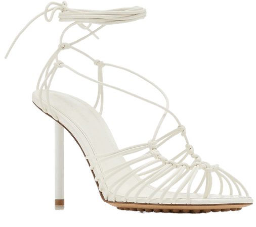 Dot Lace-Up Leather Sandals By Bottega Veneta | Moda Operandi