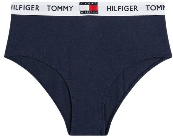 Tommy Hilfiger High Waisted Bikini Women's Brief - Navy Blazer | Country Attire UK