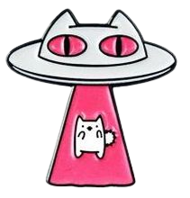 pink cat alien