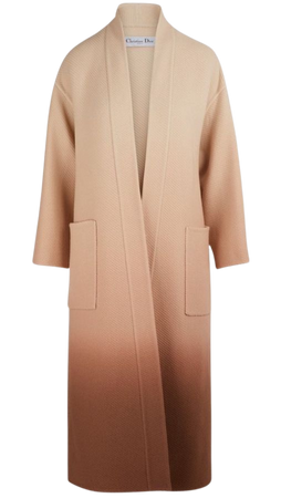 dior ombré nude trench