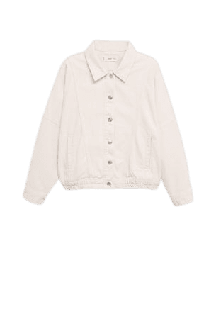 Oversize denim jacket - Women | Mango USA