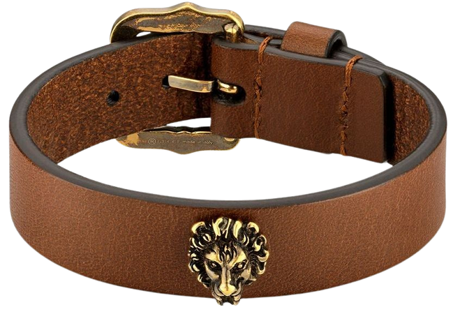 Gucci lion head bracelet