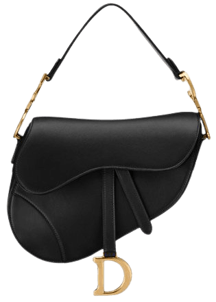 Saddle bag in black calfskin - Bags - Women's Fashion | DIOR