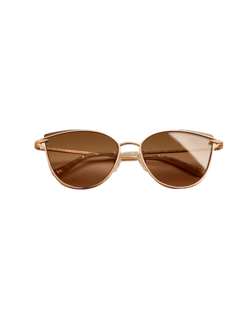 Metal cat eye sunglasses - Rose Gold | Sunglasses | Ted Baker UK