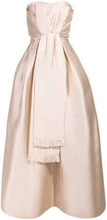 Christian Dior C. 1958 - 1960 Haute Couture Strapless Silk Gown By Moda Archive X Tab Vintage | Moda Operandi