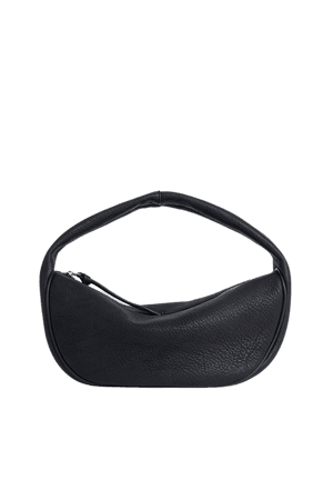 Cush Black Flat Grain Leather – BY FAR