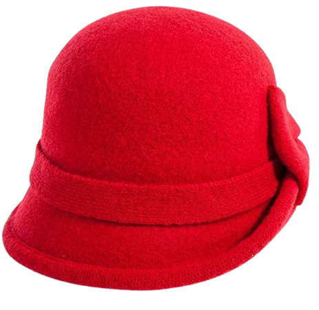 Siggi Womens Black Vintage Wool Felt Cloche Bucket Hat Winter Bowler Cap Packable at Amazon Women’s Clothing store: