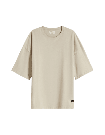 Ekstra loose fit t-shirt - Yeni̇ - Erkek | Bershka