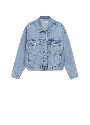 Denim oversized jacket - Women | Mango USA