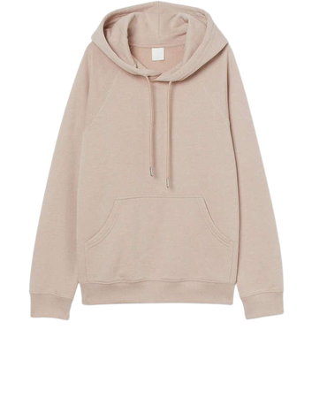 Hooded Sweatshirt - Beige
