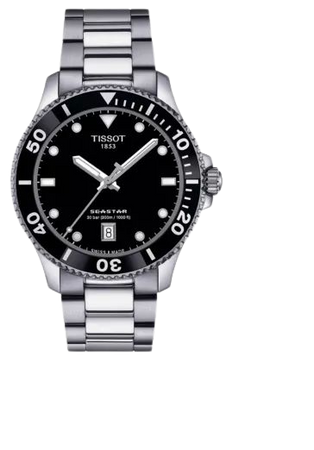 TISSOT - T1204101105100 Seastar 1000 stainless-steel quartz watch | Selfridges.com