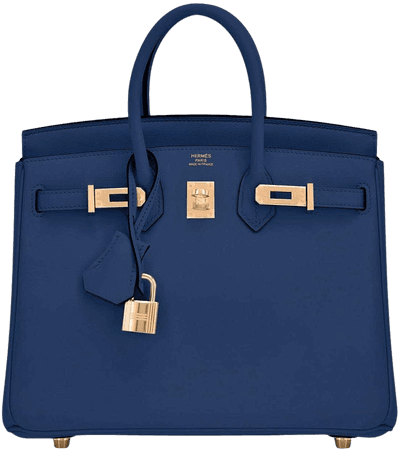 Hermes Birkin 25 Navy Blue Bag Gold Hardware Z Stamp, 2021 For Sale at 1stDibs