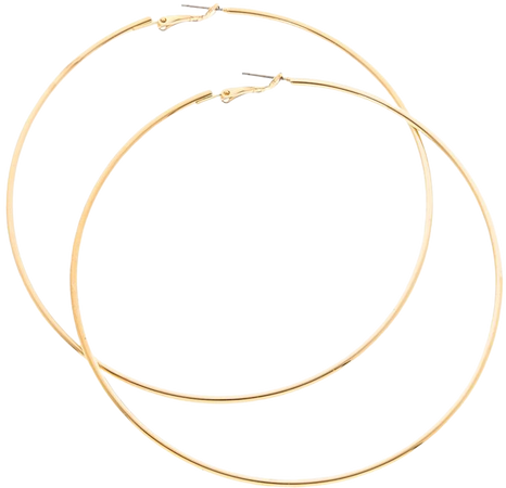 100MM Extra Large Gold Hoop Earrings | Claire's US