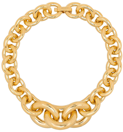 Saint Laurent Oversized Graduated chain necklace - FARFETCH