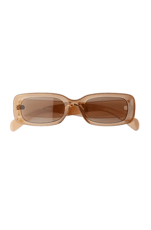 Cruise Squared Sunglasses - Beige - Weekday WW