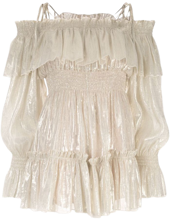 Alice Mccall Champers Off-The-Shoulder Playsuit | Farfetch.com